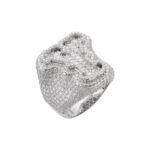 Sterling Silver Round Baugette Moissanite Albhabet Y letter Initial SZ 10 Mens Ring RP 6-7/8 Cttw