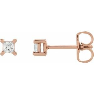 Lab-Grown Diamond Stud Earrings - Image 3