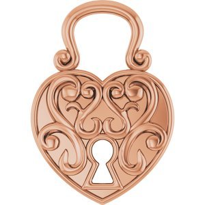 Lock Heart Pendant
