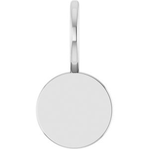 Engravable Disc Charm/Pendant