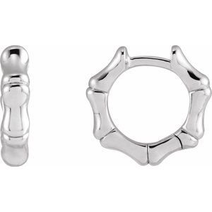 Bamboo Hoop Earrings