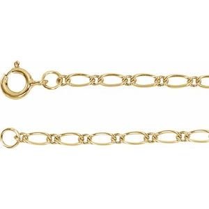 1.5 mm Figaro Chain