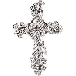 Floral-Inspired Cross Pendant - Image 2