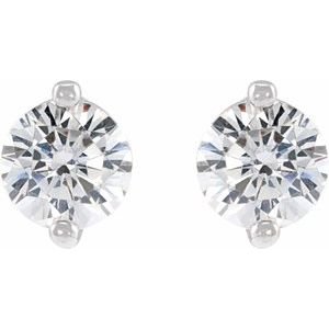 Round 2-Prong Stud Earrings - Image 2