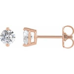 Round 2-Prong Stud Earrings - Image 3