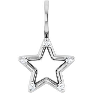 Accented Star Charm/Pendant