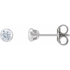 Round Ultra-Lightweight Stud Earrings