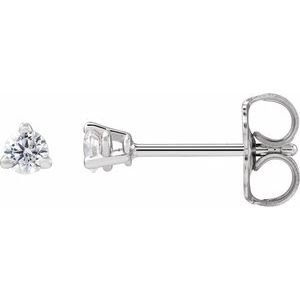 Lab-Grown Diamond Stud Earrings - Image 3
