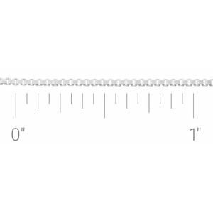 1 mm Diamond-Cut Box Chain