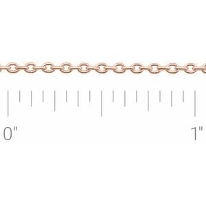 1.4 mm Diamond-Cut Cable Chain