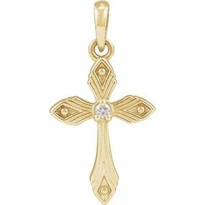 Accented Cross Necklace