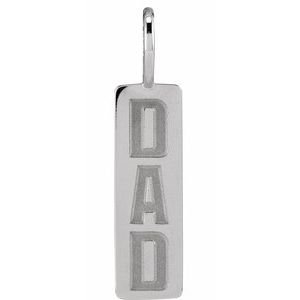 Dad Necklace or Charm/Pendant