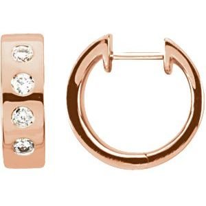 Accented Hoop Earrings