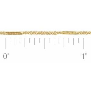 1.1 mm Dapped Cable Chain