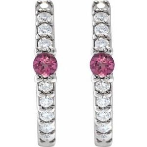 Accented Hoop Earrings - Image 2