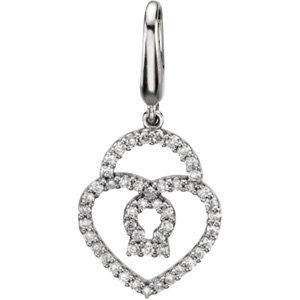 Heart & Lock Charm/Pendant