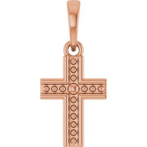 Beaded Cross Pendant