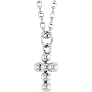 Beaded Cross Necklace or Pendant - Image 2