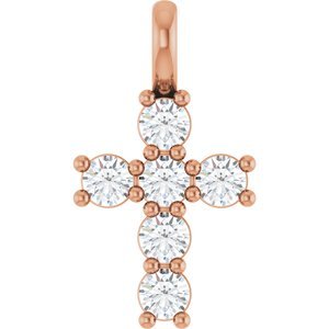 Accented Cross Pendant