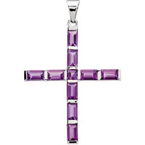 Accented Cross Pendant