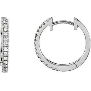 Accented Hoop Earrings