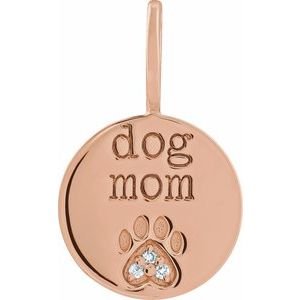 Engraved Paw Print Charm/Pendant