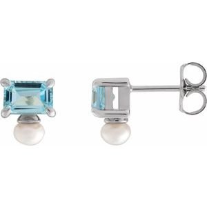 Accented Pearl Earrings