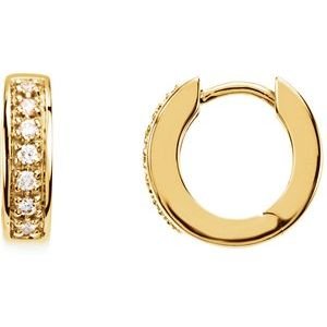 Accented Hoop Earrings