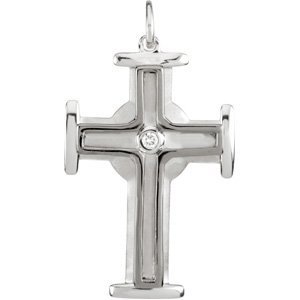 Accented Cross Pendant