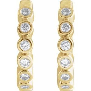 Hinged Hoop Earrings - Image 2