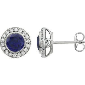 Halo-Style Earrings - Image 3