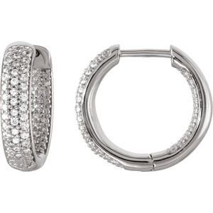 Inside-Outside Huggie Hoop Earrings