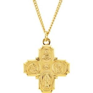 Four-Way Cross Necklace