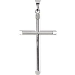 Unadorned Cross Pendant