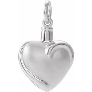 Heart Ash Holder Necklace or Pendant