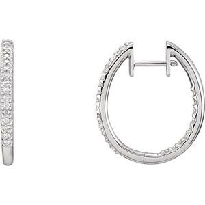 Inside-Outside Hinged Hoop Earrings