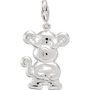 Charming Animals® Monkey Charm/Pendant