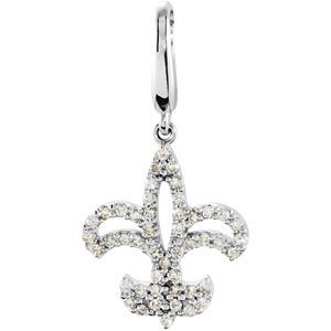 Fleur-de-lis Charm/Pendant