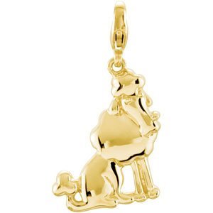 Charming Animals® Poodle Charm/Pendant