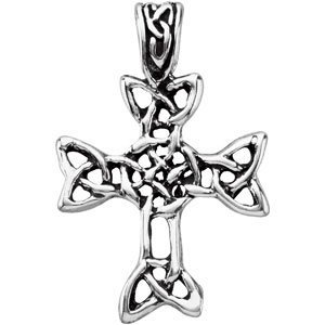 Celtic-Inspired Cross Pendant