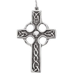 Celtic-Inspired Cross Pendant