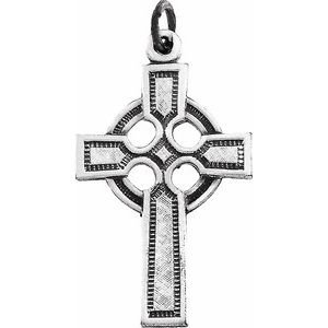 Celtic-Inspired Cross Necklace or Pendant