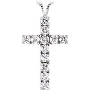 Accented Cross Pendant
