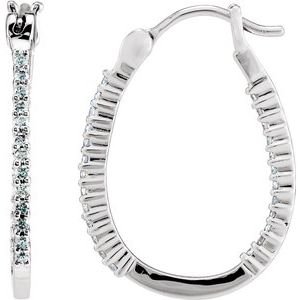 Inside-Outside U-Hoop Earrings