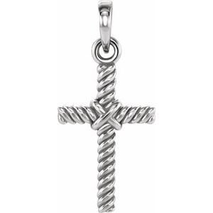 Rope Cross Pendant