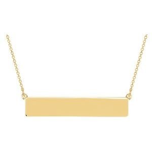 Be Posh® Engravable Bar Necklace