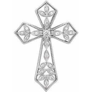 Accented Cross Pendant