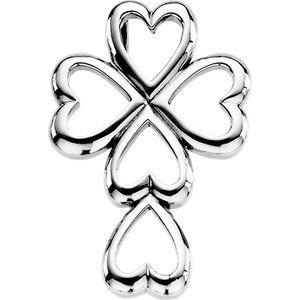 Heart Cross Pendant