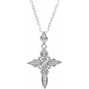 Accented Cross Necklace