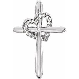 Heart & Cross Pendant